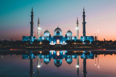 Abu dhabi grand mosque image