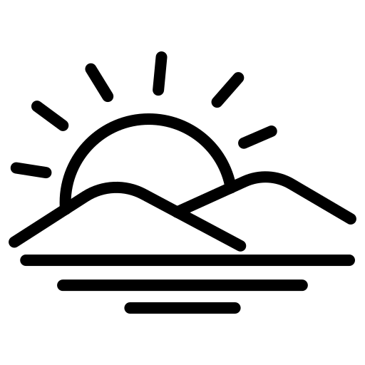 Sunset in Desert Icon