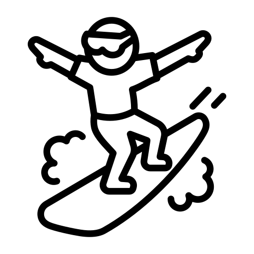 Sandboarding Icon